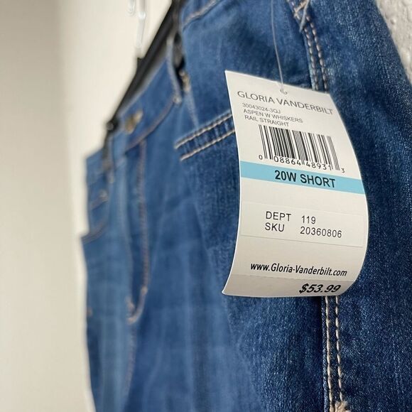 NWT Gloria Vanderbilt Women’s Jeans Size 20W - Picture 3 of 8